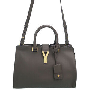 SAINT LAURENT PARIS Monogram Cabas 2way Leather HandBag